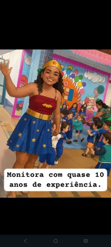 Serviços de Monitora Infantil, Cuidadora