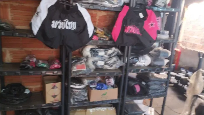 Criança shorts muay Thai