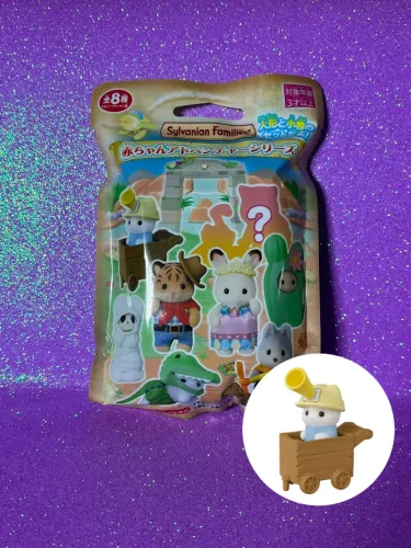 Sylvanian Families Blind Bag Adventure Importado Japão Gato Branco