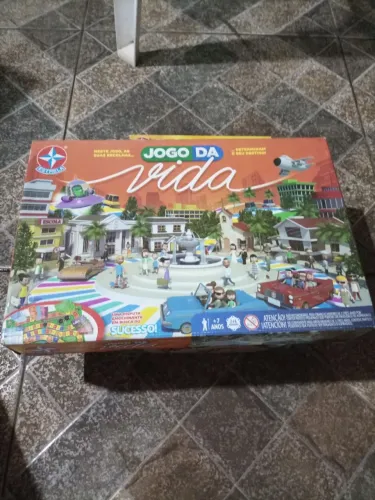 Jogo de tabuleiro jogo da vida estrela