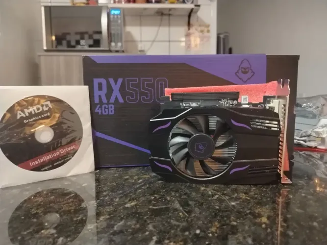 Placa de vídeo rx550 4gb