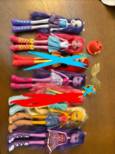 Lote equestria girls my little pony