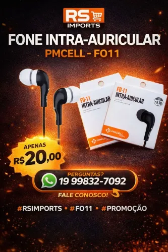 Fo11 pmcell fone de ouvido