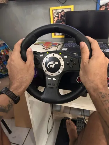 Volante Logitech Driving Force Pro Original - Force Feedback