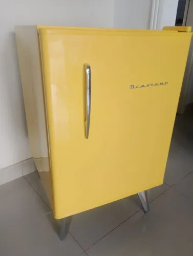 Frigobar Brastemp Retrô Amarelo 127v
