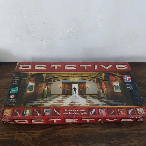 Jogo Tabuleiro Detetive dos anos 90 Vintage Demais