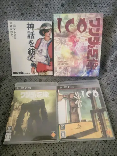 Box edição limitada ico e shadow of the colossus ps3
