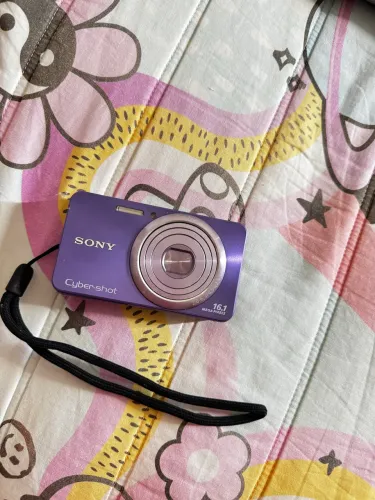  CÂMERA SONY CYBER-SHOT W570 ROXA - EXCELENTE ESTADO! ?