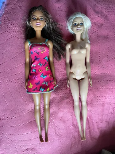 Lote com duas bonecas Barbie originais