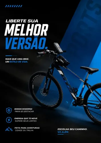 Bicicleta Aro 29 Aço Carbono GTS FEEL Freios a Disco Suspensão 24V