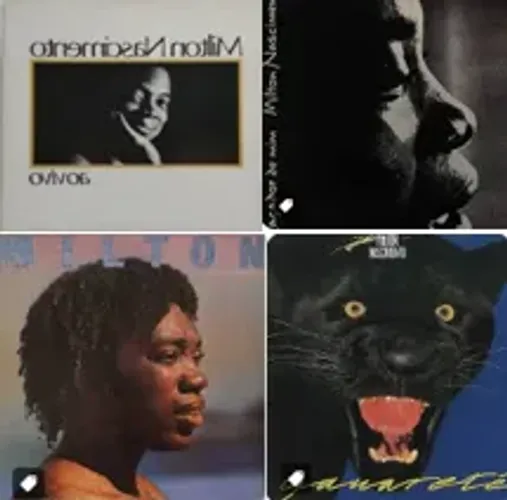 Disco de Vinil (LP) MILTON NASCIMENTO - combo com 4 discos.