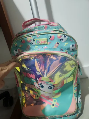 Mochila Puket Unicórnio - acompanha lancheira