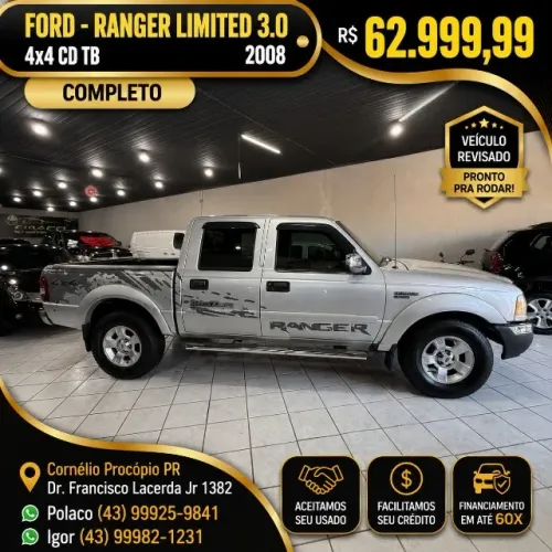Ford Ranger Limited 3.0 PSE 4X4 CD TB Diesel 2008