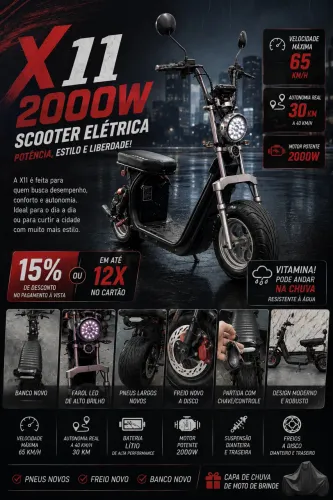 Vende-se scooter X11 seminova NO PREÇO