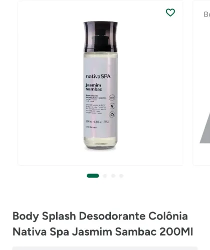 Body splash jasmim sambac