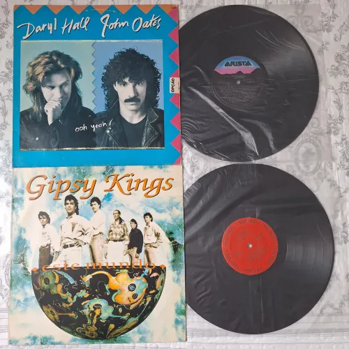 Discos Vinil Ícones POP anos 80' Daryl Hall John Oates Gypsy Kings
