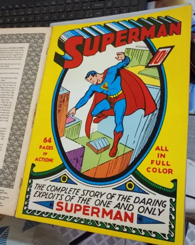 Reedição em 1979 da primeira edição completa do Super Homem (1939)