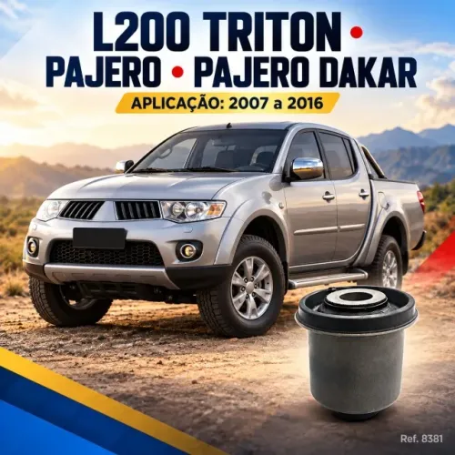 Bucha da Bandeja Superior Dianteira L200 Triton Pajero Dakar Sampel 8381 - Nova