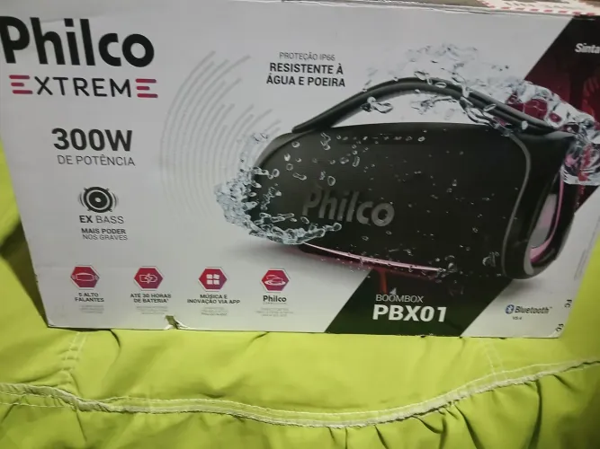 Caixa de som philco