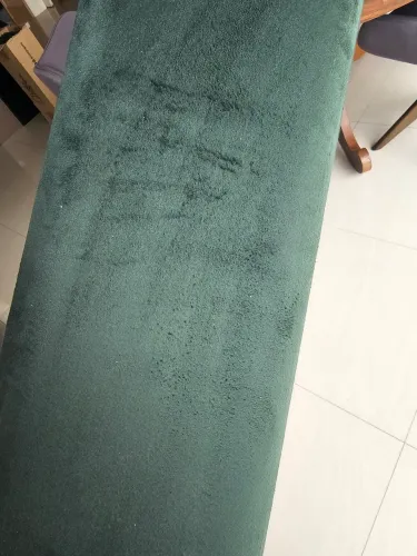 Cabeceira de Suede nova cor verde