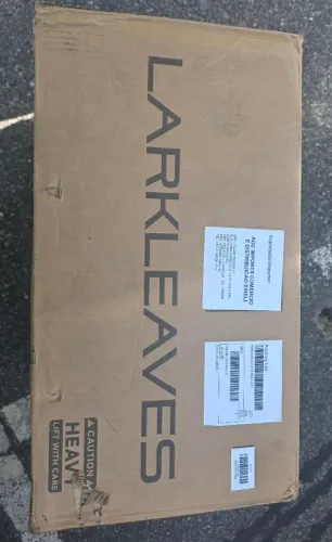 Cadeira de Escritório LarkLeaves com Descanso para os Pés,