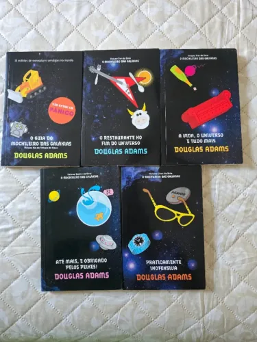 Coleção O Guia do Mochileiro das Galáxias - 5 volumes