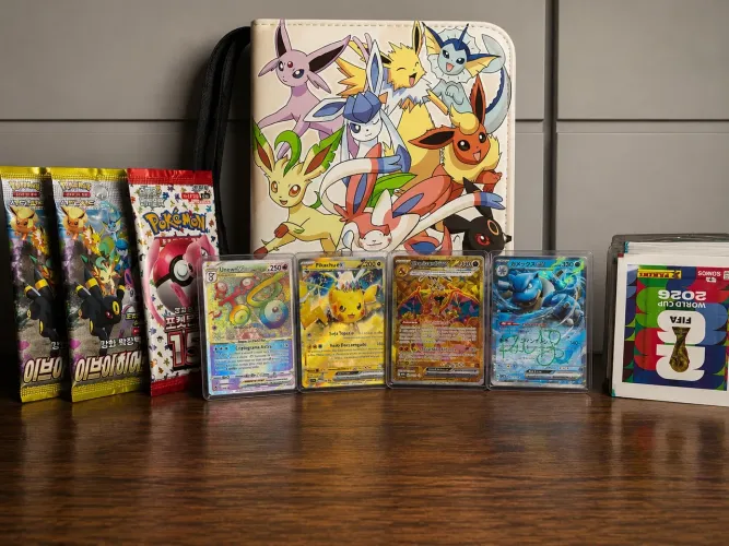 Álbum Pokémon Premium: Blastoise Assinado pelo Pat Flynn + 21 Raras