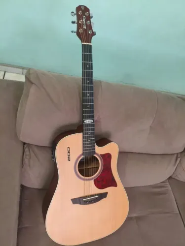Violão Strinberg Black Sd200c, passo cartão até 18x