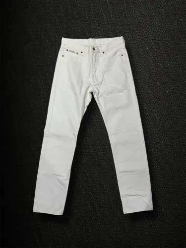 Calvin Klein calça branca 42