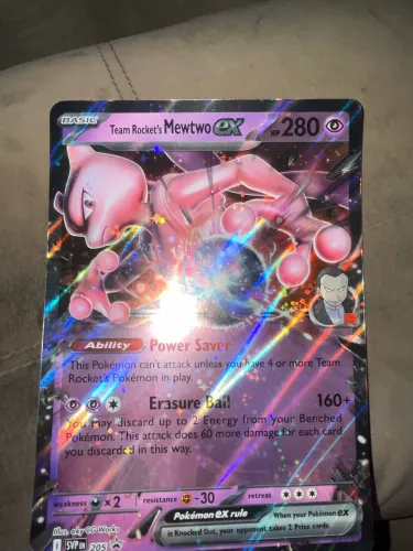 Carta gigante mewtwo