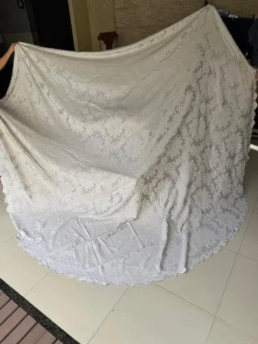 Toalha de Mesa Jacquard Redonda