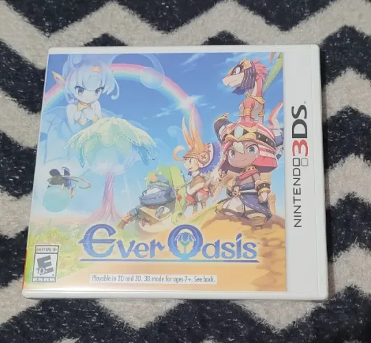 Jogo Ever Oasis Americano Original Lacrado para Nintendo 3DS