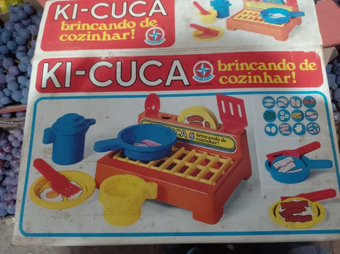 Brinquedo antigo anos 80 kit cozinha 