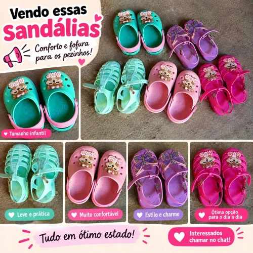 Roupas e sandálias número 19 roupinha 1 a 2 anos meu ZAP *5