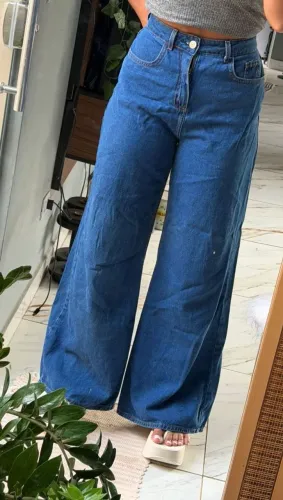 Calça wide leg 