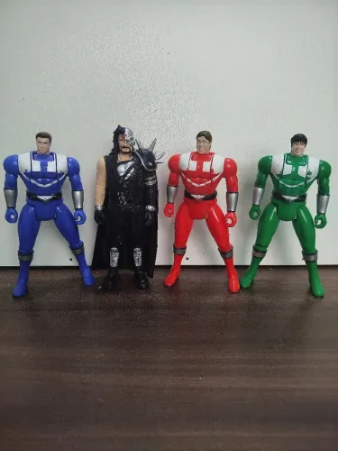 Power Rangers Force do Tempo vira a cabeça Lote + Ransik