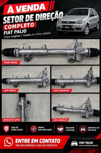 Setor de direção do Fiat Palio