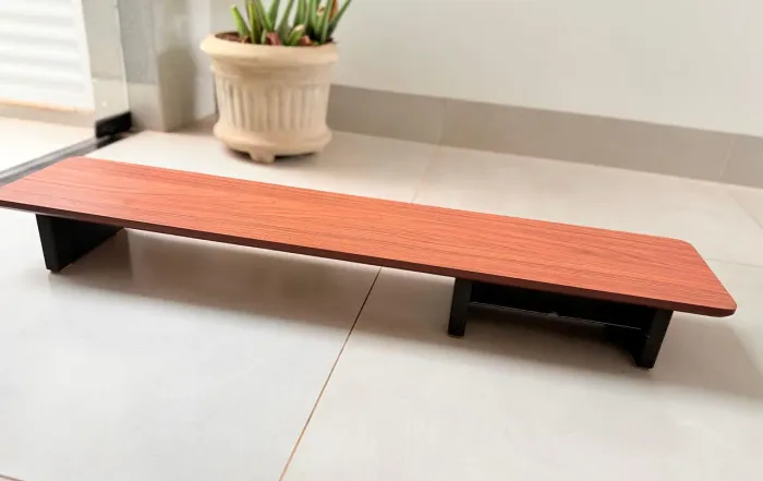 Suporte para Monitor Stand Pro K3 Grande - Nogueira com Bandeja