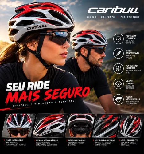 Capacete ciclismo 57-63cm novo