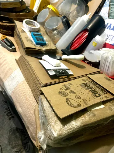 Lote produtos de lanchonete