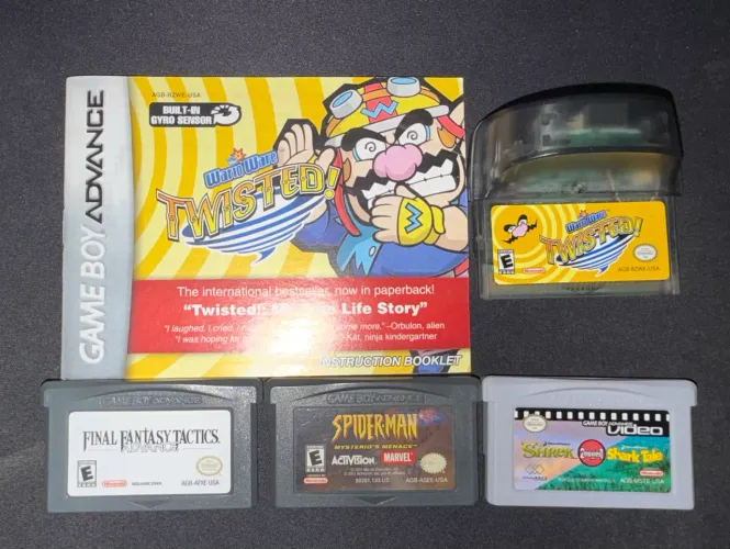 Jogos gameboy advanced originais