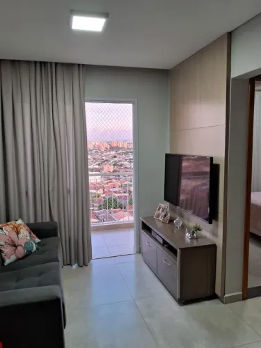 Apartamento mobiliado no Condomínio Aguinaldo Favaro | É aqui na Imobiliária Rosa e Rangel
