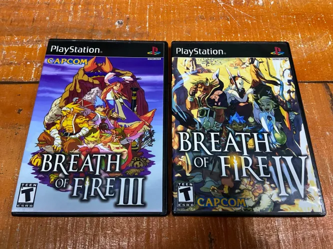 Breath of Fire 3 e 4 para PS1(patch) Em Português
