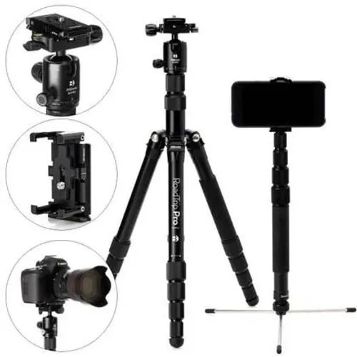 Tripé Méfoto Para Camera E Celular Benro Compacto 2 Em 1