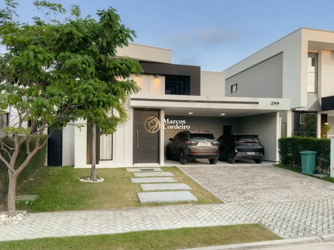Casa plana porteira fechda No Terras Alphaville Ceará  em Cidade Alpha - Eusébio - CE