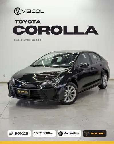 Toyota Corolla GLI 2.0 16V Flex Aut. 2021