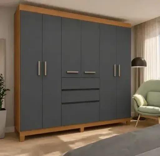 Guarda Roupa Agata 7 portas<br>