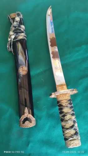 Réplica Samurai 50cm aço inox 440