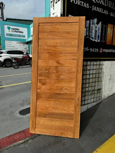 PORTA DE MADEIRA MACIÇA ANGELIM 2.10X 60CM 70CM 80CM - PROMOÇÃO IMPERDÍVEL