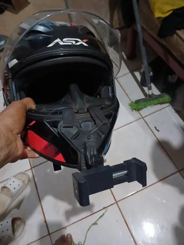 Capacete ASX ja vai com suporte para celular 350 R$